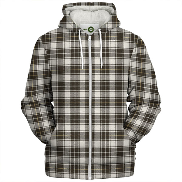 MacFie of Colonsay Dress (MacPhee of Colonsay Dress) Weathered Clan Badge Tartan Sherpa Hoodie