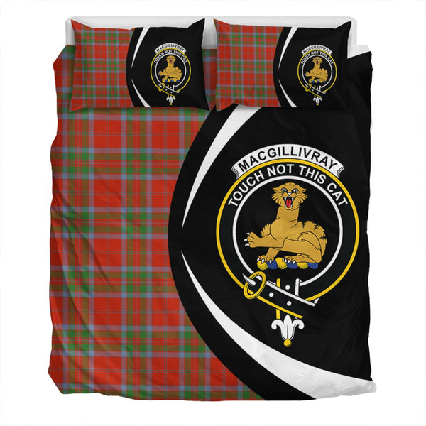 MacGillivray Ancient Clan Badge Tartan Bedding Set Circle Style