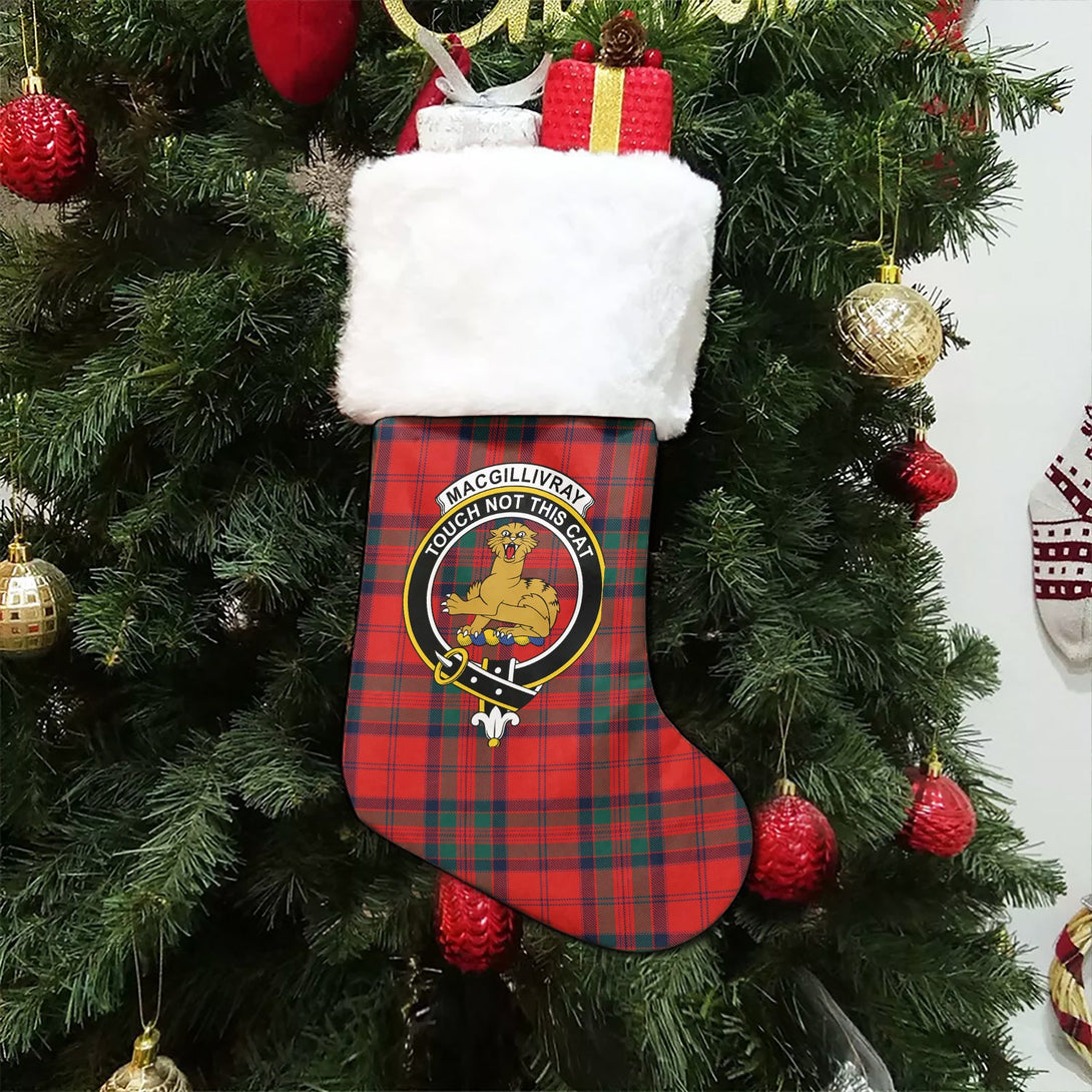 MacGillivray Modern Clan Badge Tartan Christmas Stocking