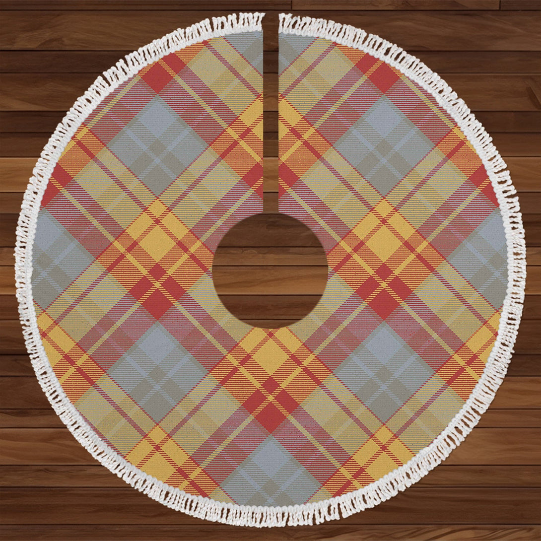 MacGlashan 1800 Weathered Tartan Christmas Tree Skirt