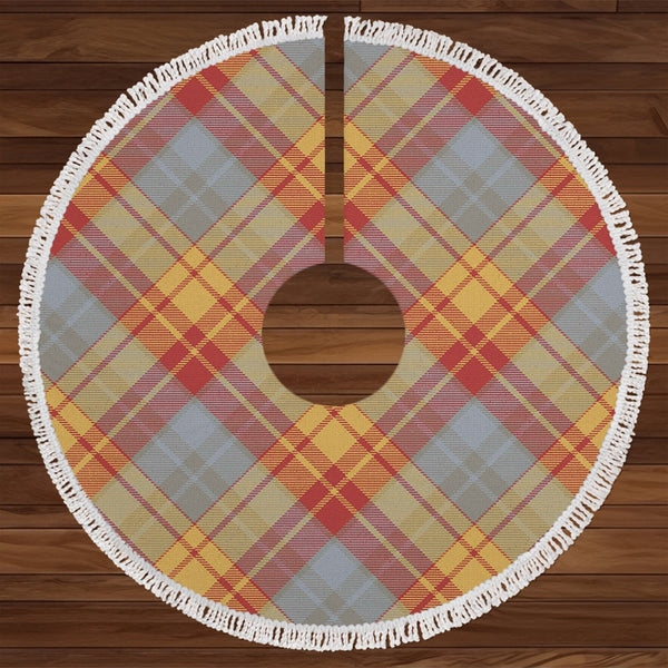 MacGlashan 1800 Weathered Tartan Christmas Tree Skirt