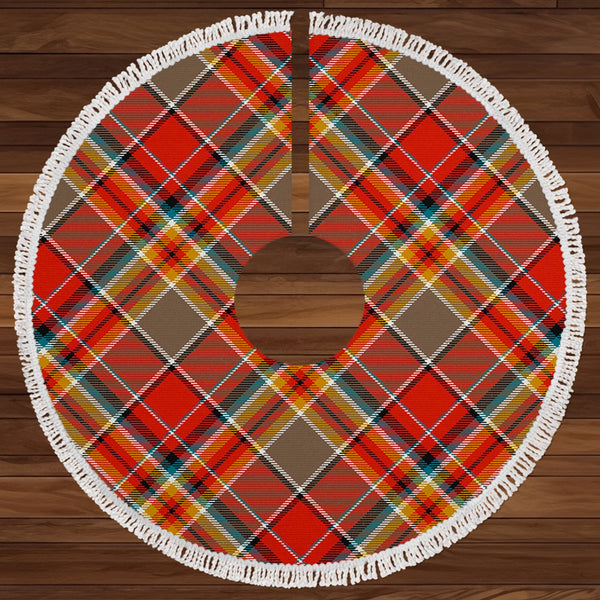 MacGlashan Ancient Clan Badge Tartan Christmas Tree Skirt