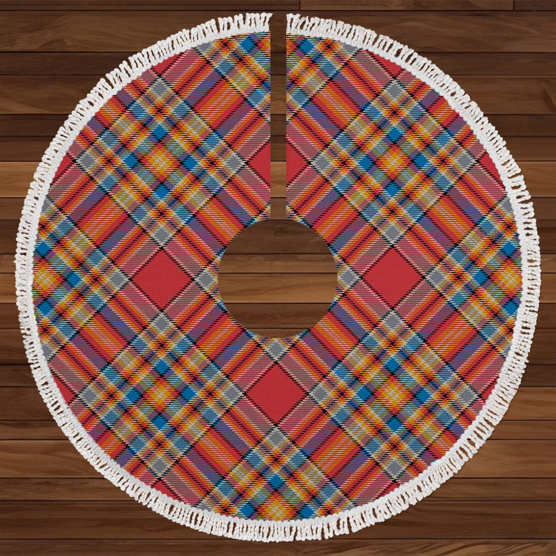 MacGlashan Breacan Glas Ancient Tartan Christmas Tree Skirt