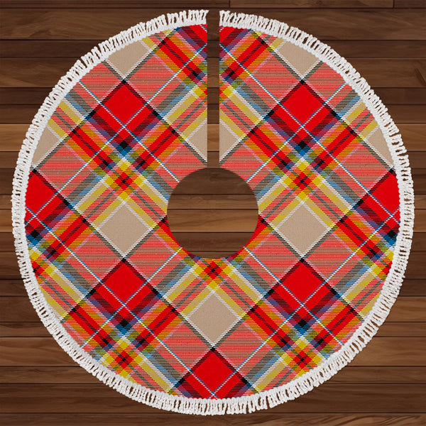 MacGlashan Modern Tartan Christmas Tree Skirt