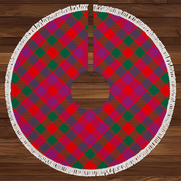 MacGowan Portrait (Gow Portrait) Modern Tartan Christmas Tree Skirt