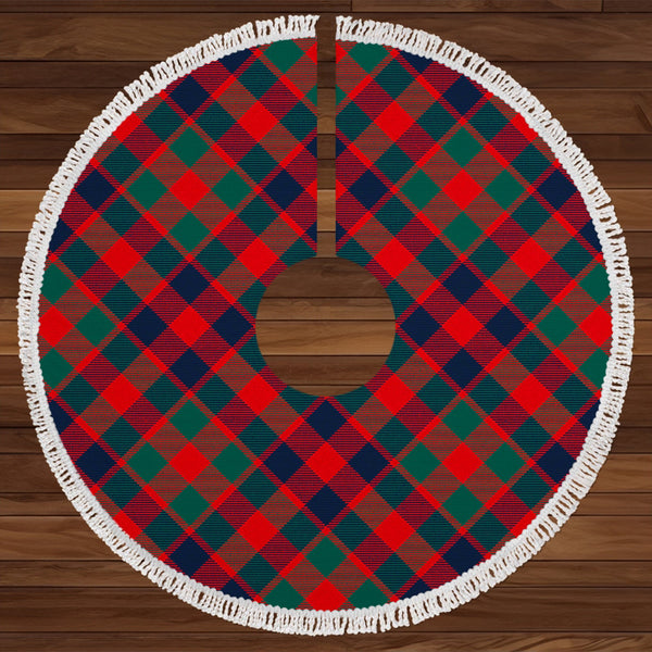 MacGowan (Gow) Modern Tartan Christmas Tree Skirt