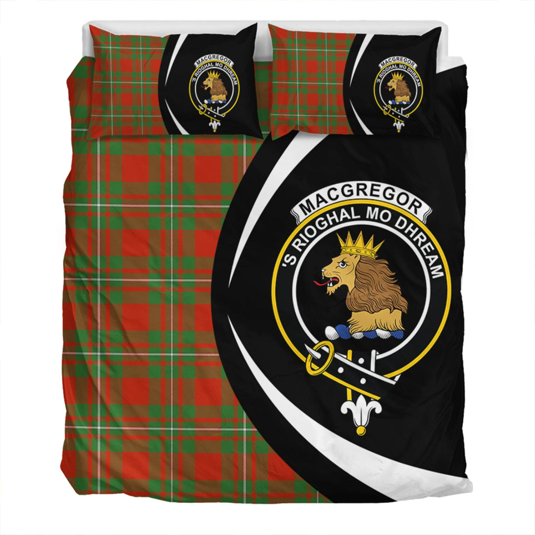 MacGregor (Gregor) Ancient Clan Badge Tartan Bedding Set Circle Style