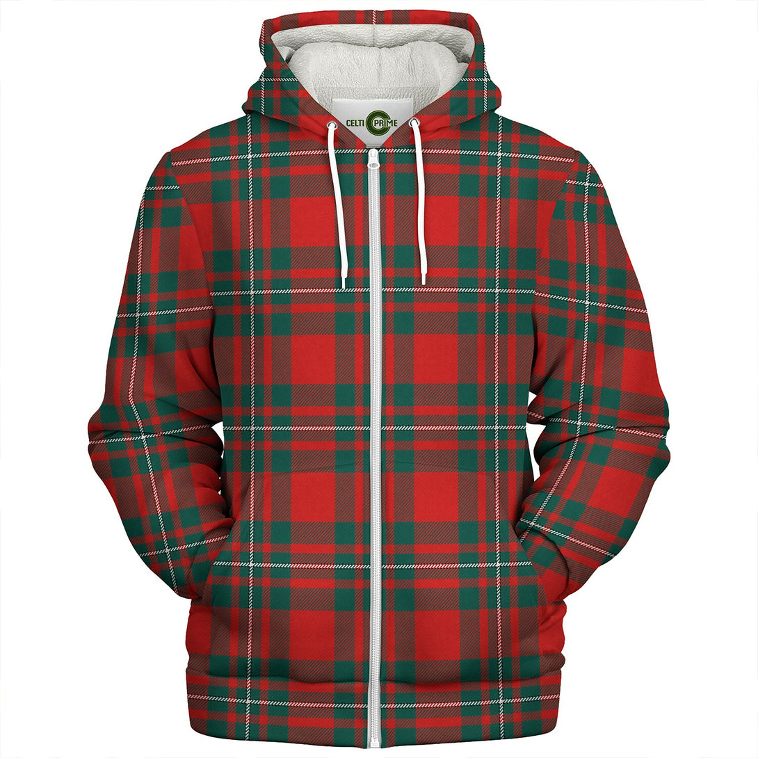 MacGregor (Gregor) Modern Clan Badge Tartan Sherpa Hoodie