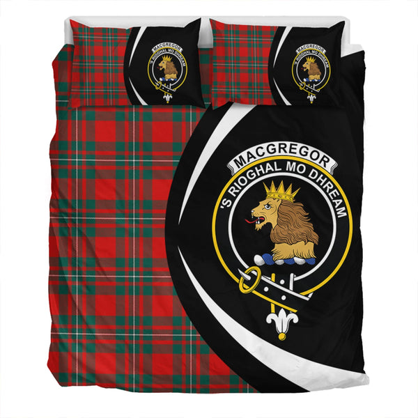 MacGregor (Gregor) Modern Clan Badge Tartan Bedding Set Circle Style