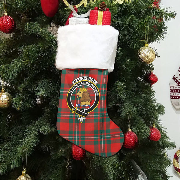 MacGregor (Gregor) Modern Clan Badge Tartan Christmas Stocking