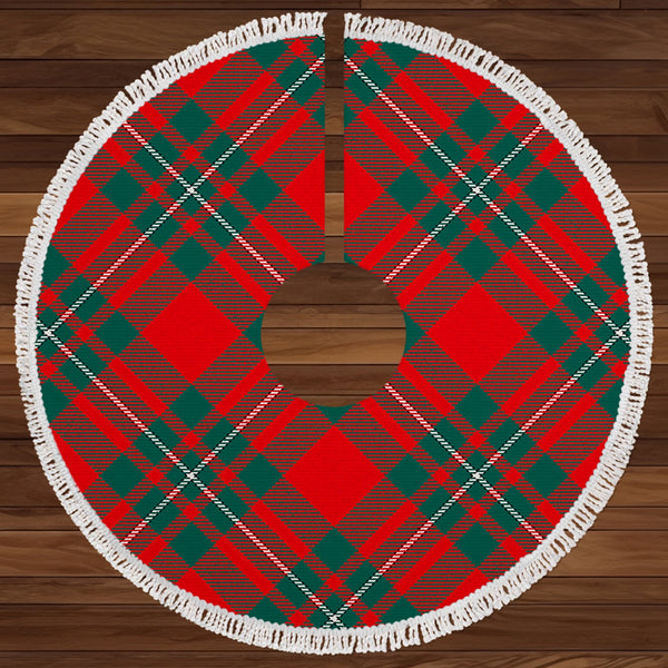 MacGregor (Gregor) Modern Clan Badge Tartan Christmas Tree Skirt