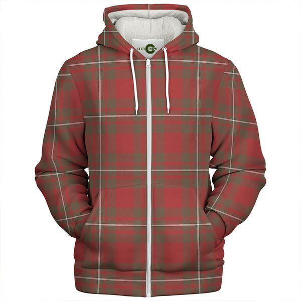 MacGregor (Gregor) Weathered Clan Badge Tartan Sherpa Hoodie