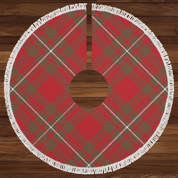 MacGregor (Gregor) Weathered Clan Badge Tartan Christmas Tree Skirt