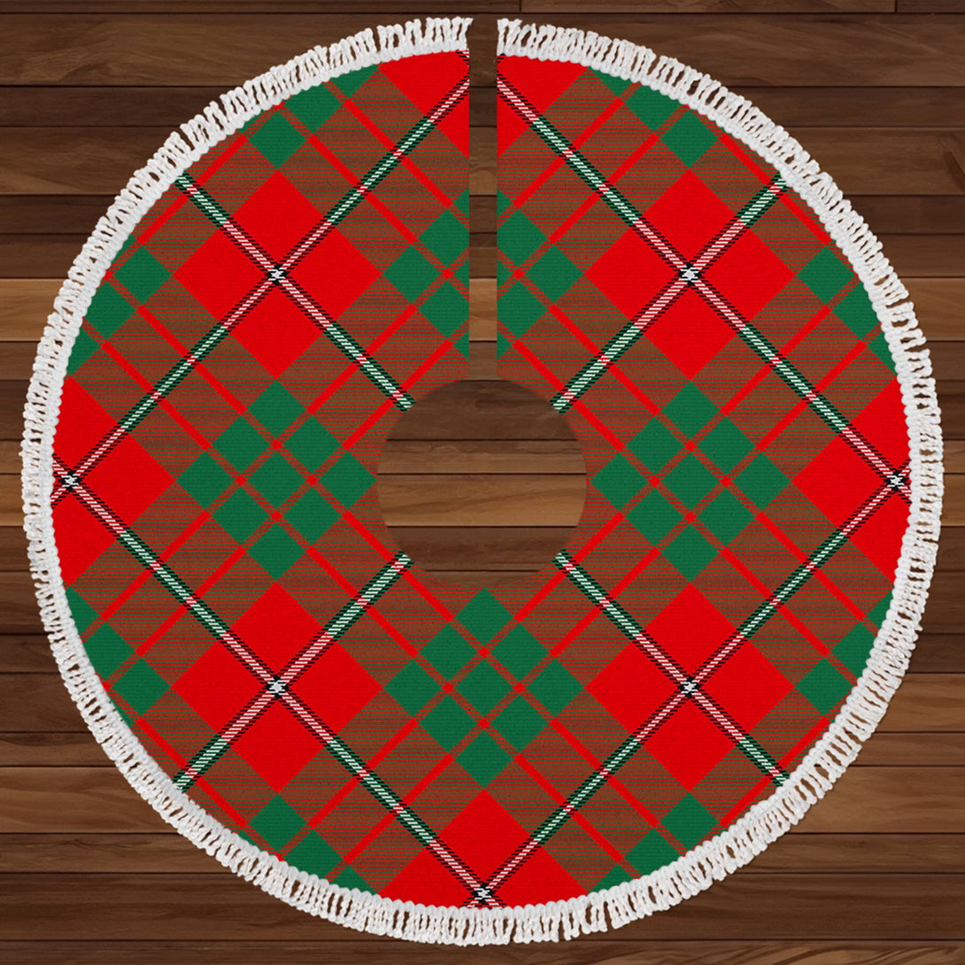 MacGregor of Balquhidder (Gregor of Balquhidder) Modern Clan Badge Tartan Christmas Tree Skirt