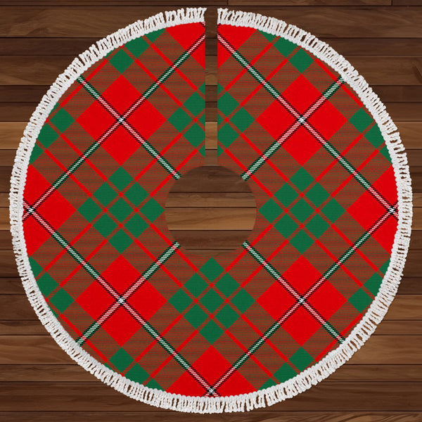 MacGregor of Balquhidder (Gregor of Balquhidder) Modern Clan Badge Tartan Christmas Tree Skirt