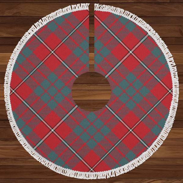 MacGregor of Balquhidder (Gregor of Balquhidder) Weathered Clan Badge Tartan Christmas Tree Skirt