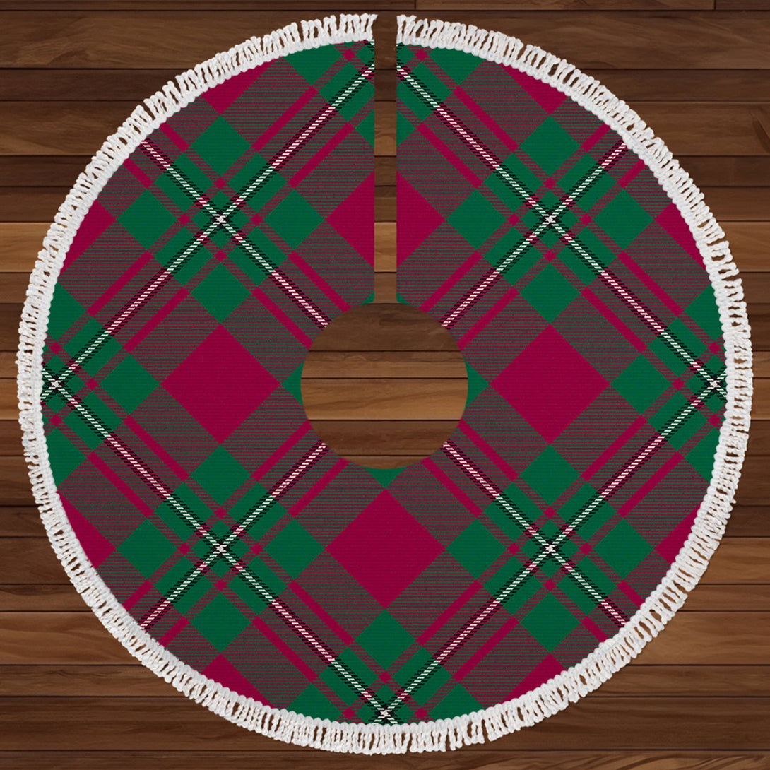 MacGregor of Cardney (Gregor of Cardney) Modern Clan Badge Tartan Christmas Tree Skirt