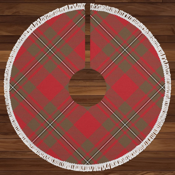 MacGregor of Cardney (Gregor of Cardney) Weathered Clan Badge Tartan Christmas Tree Skirt