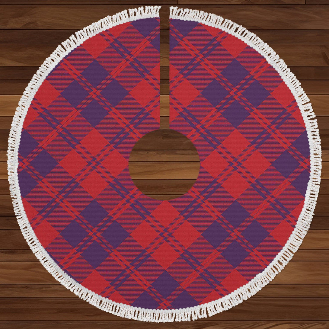 MacGregor of Glengyle (Gregor of Deeside) Weathered Clan Badge Tartan Christmas Tree Skirt