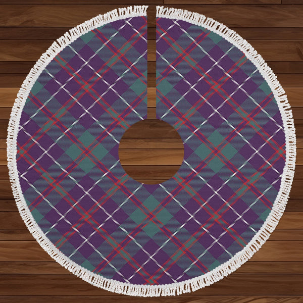 MacHardy Weathered Clan Badge Tartan Christmas Tree Skirt