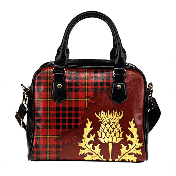 MacIan Modern Tartan Shoulder Handbag Thistle Oldest Style