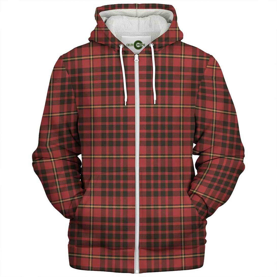 MacIan Weathered Clan Badge Tartan Sherpa Hoodie