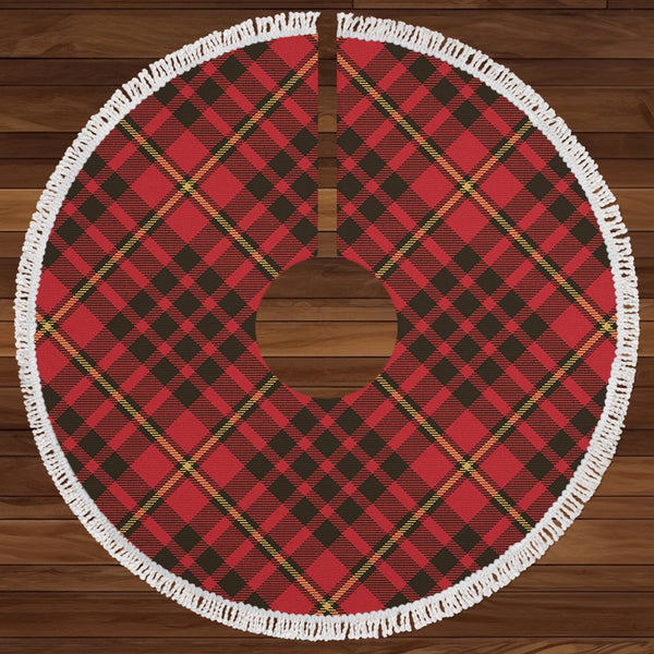 MacIan Weathered Clan Badge Tartan Christmas Tree Skirt