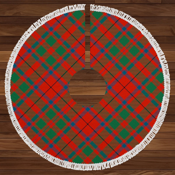 MacIlvain Modern Tartan Christmas Tree Skirt