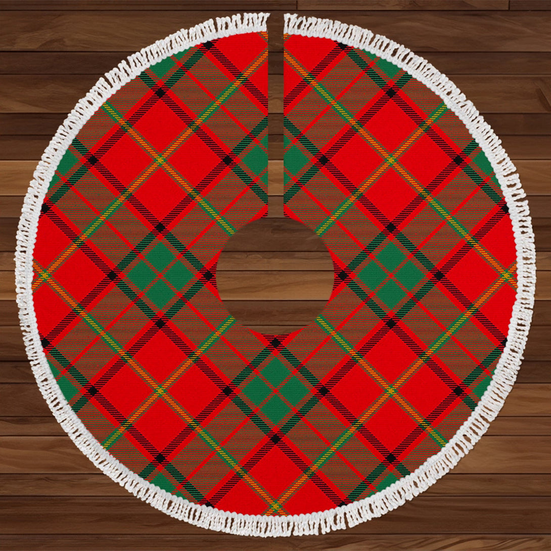 MacInally Modern Tartan Christmas Tree Skirt