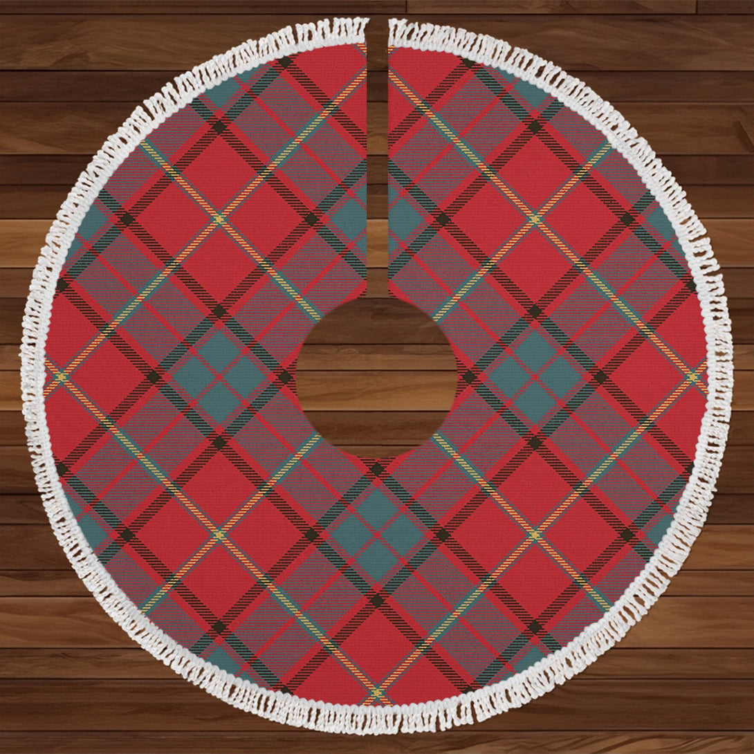 MacInally Weathered Tartan Christmas Tree Skirt