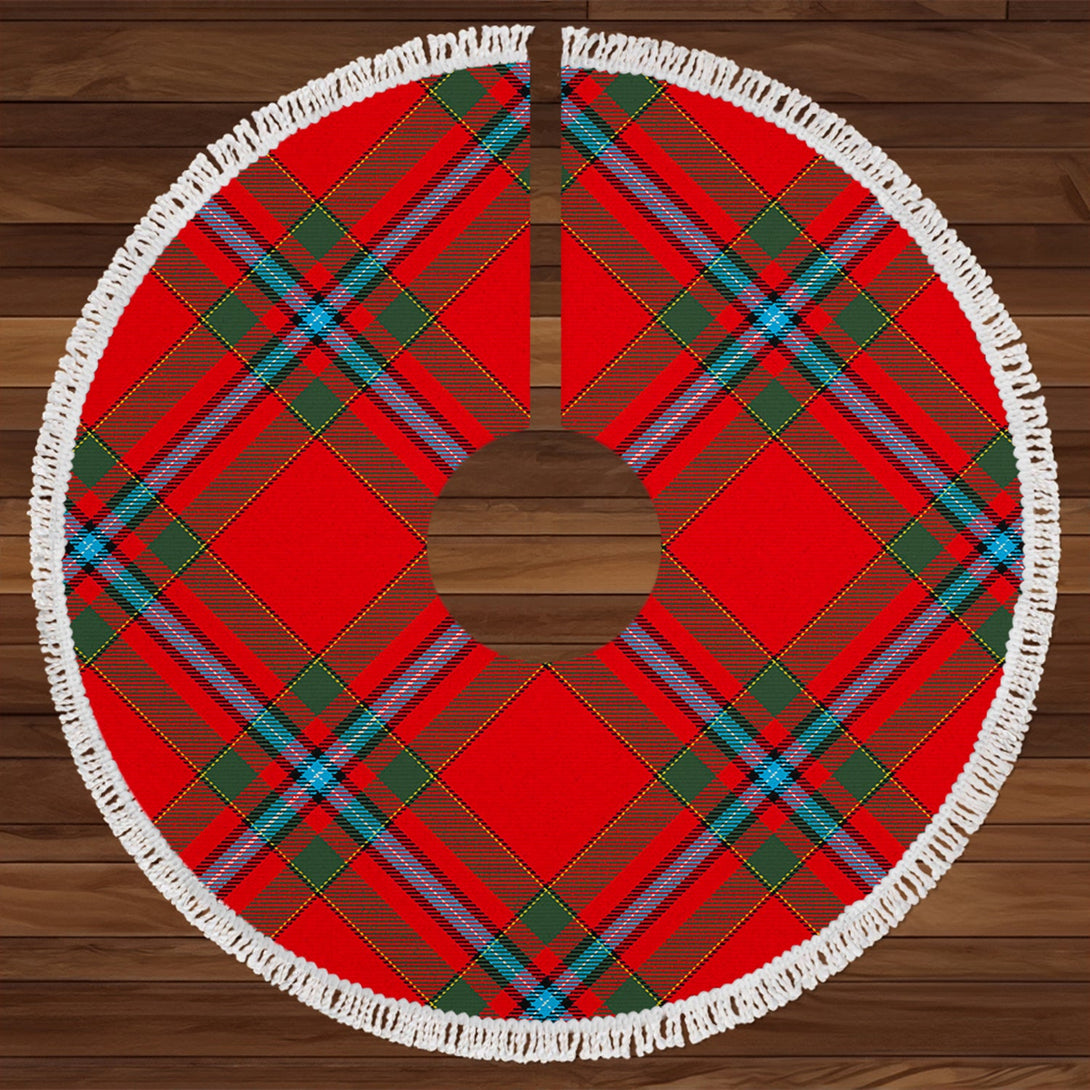 MacIngust Modern Tartan Christmas Tree Skirt