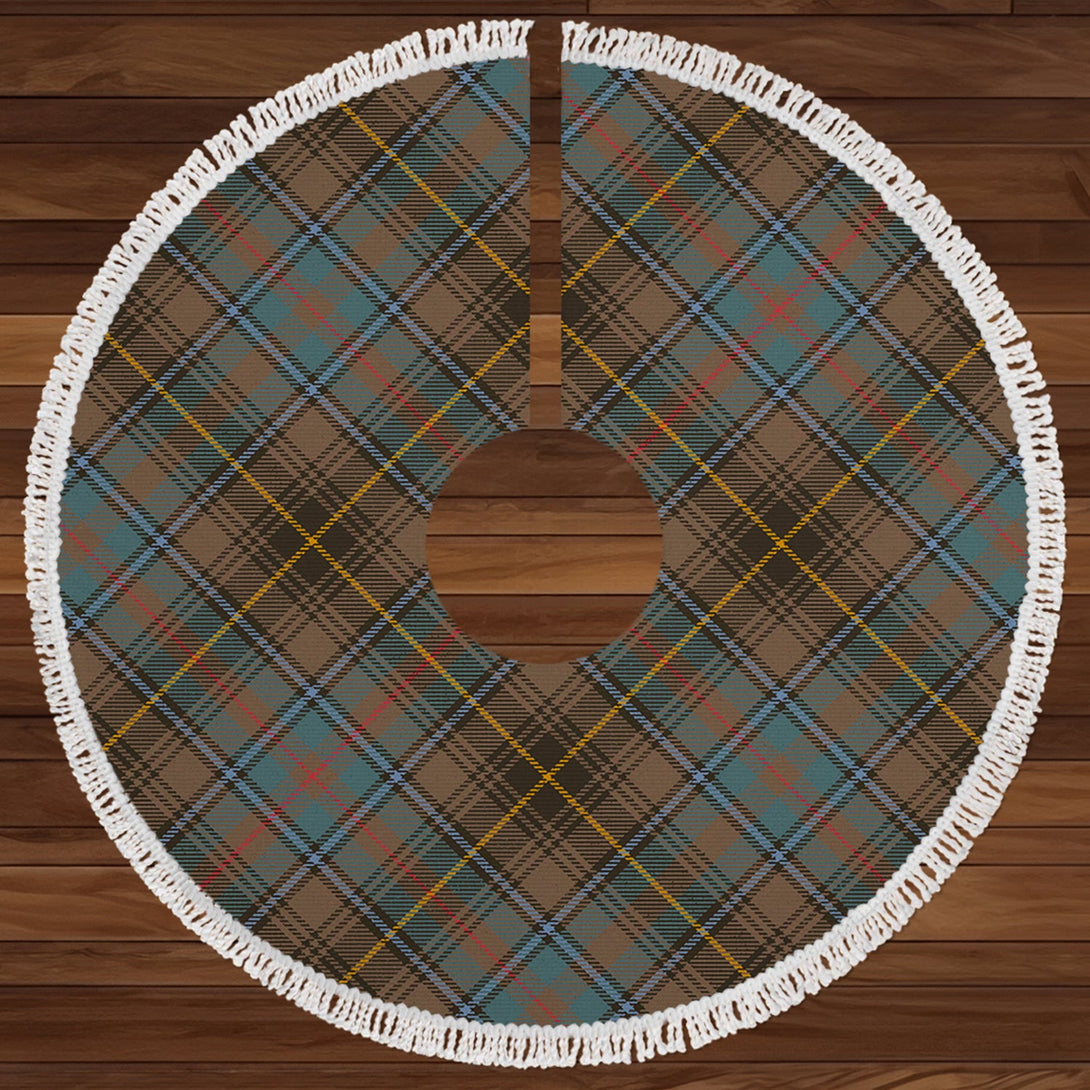 MacInnes Weathered Clan Badge Tartan Christmas Tree Skirt