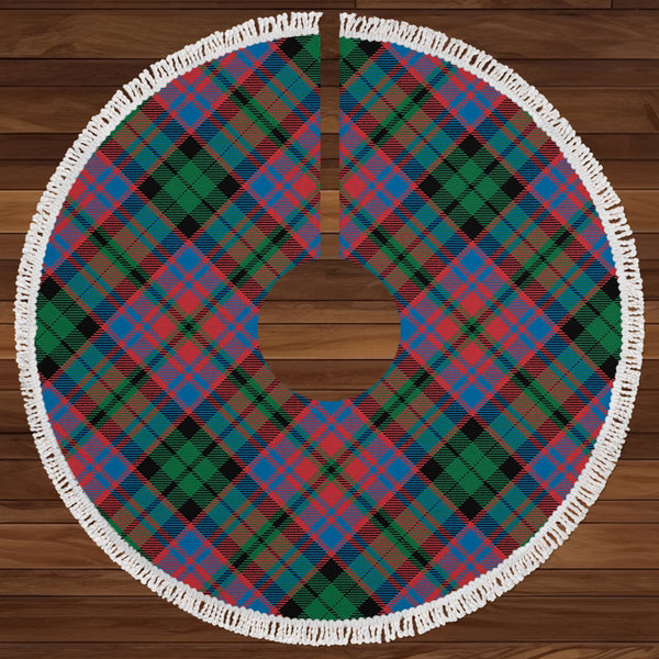 MacInroy Ancient Clan Badge Tartan Christmas Tree Skirt