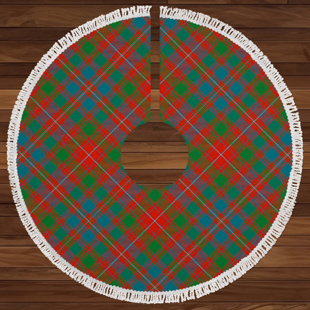 MacIntyre Ancient Clan Badge Tartan Christmas Tree Skirt