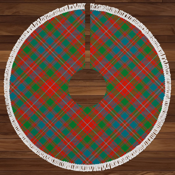 MacIntyre Ancient Clan Badge Tartan Christmas Tree Skirt