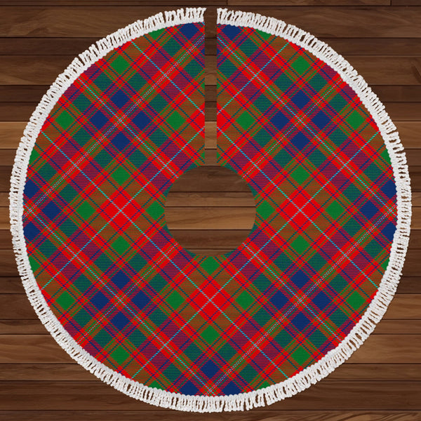 MacIntyre Modern Clan Badge Tartan Christmas Tree Skirt