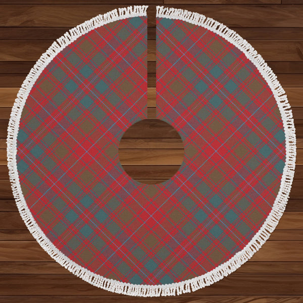 MacIntyre Weathered Clan Badge Tartan Christmas Tree Skirt