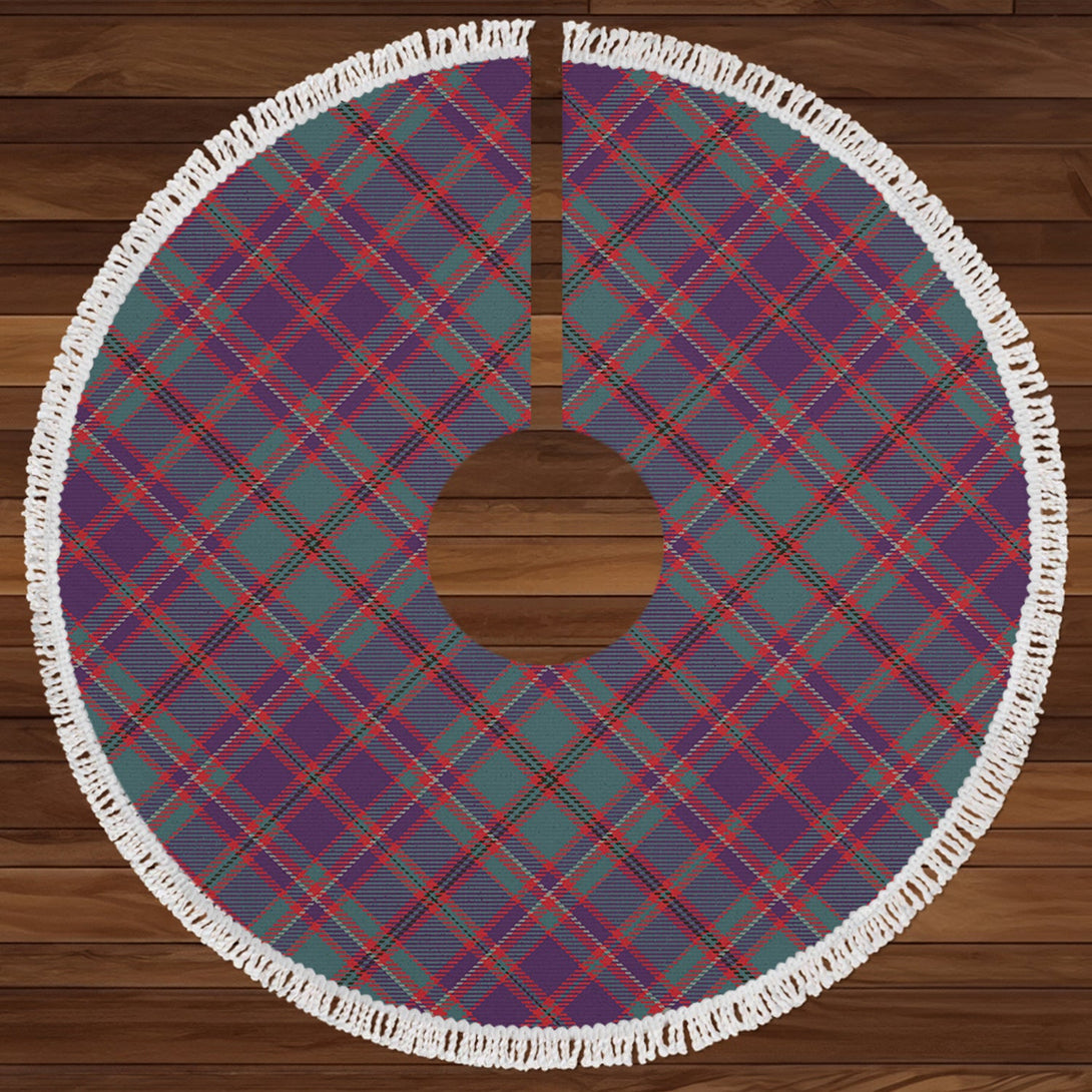 MacIntyre of Glenorchy Weathered Clan Badge Tartan Christmas Tree Skirt