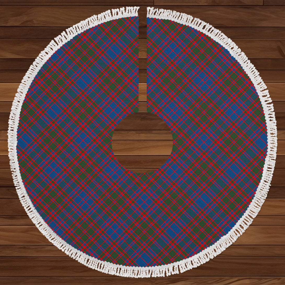 MacIntyre of Littleport Modern Tartan Christmas Tree Skirt