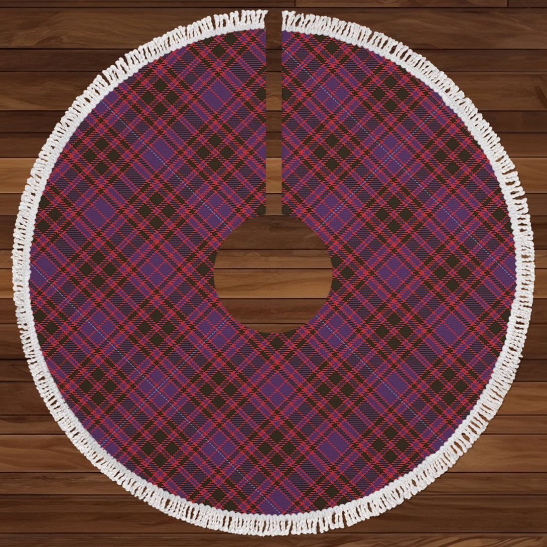 MacIntyre of Littleport Weathered Clan Badge Tartan Christmas Tree Skirt