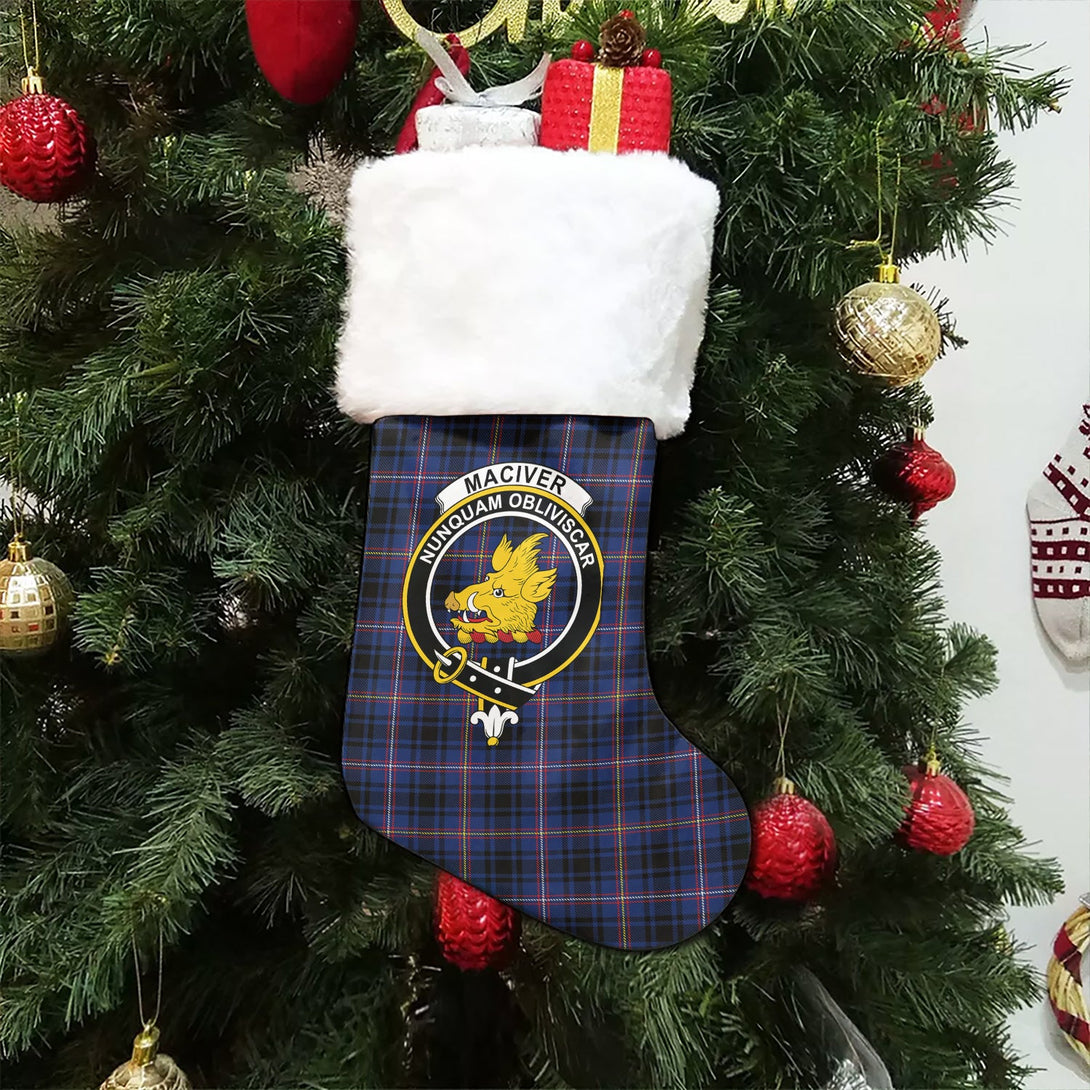 MacIver of Strome Modern Clan Badge Tartan Christmas Stocking