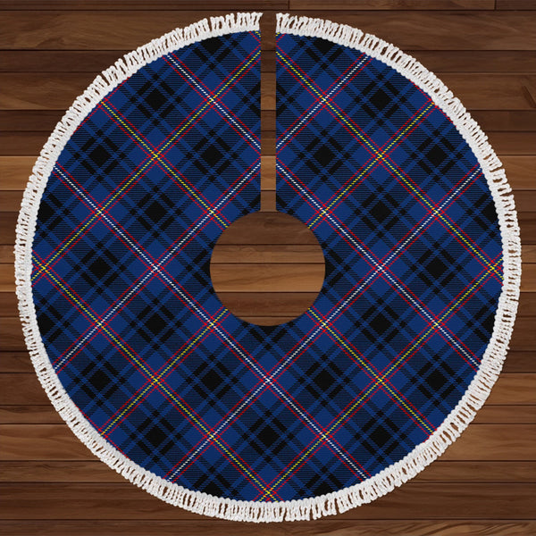 MacIver of Strome Modern Tartan Christmas Tree Skirt