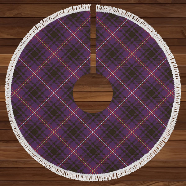 MacIver of Strome Weathered Tartan Christmas Tree Skirt