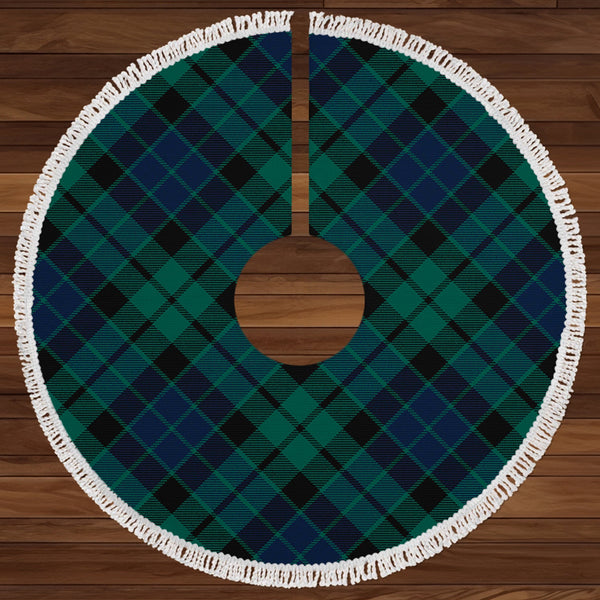 MacKay Modern Clan Badge Tartan Christmas Tree Skirt