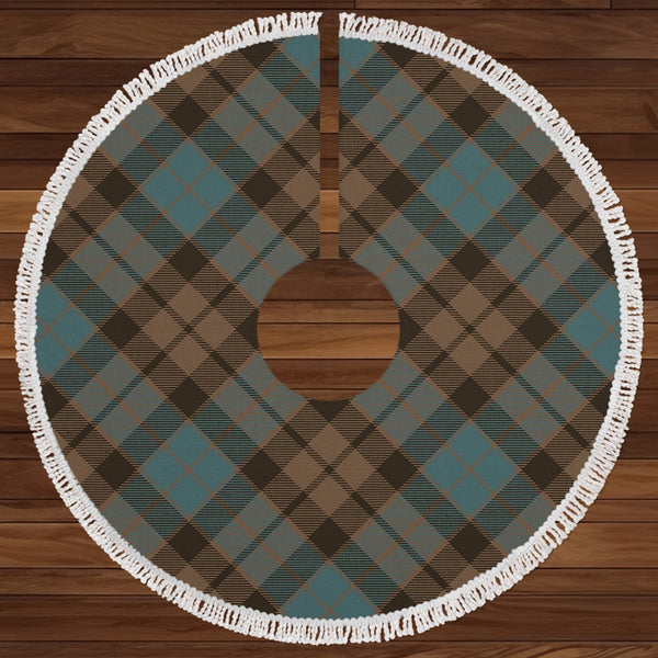 MacKay Weathered Clan Badge Tartan Christmas Tree Skirt