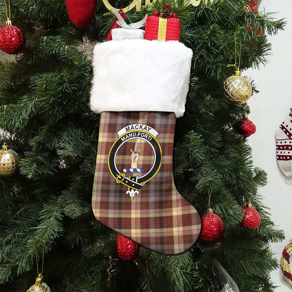 MacKay of Strathnaver Modern Clan Badge Tartan Christmas Stocking