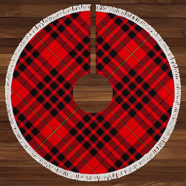 MacKeane Modern Tartan Christmas Tree Skirt