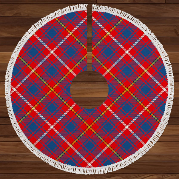 MacKeever Modern Tartan Christmas Tree Skirt