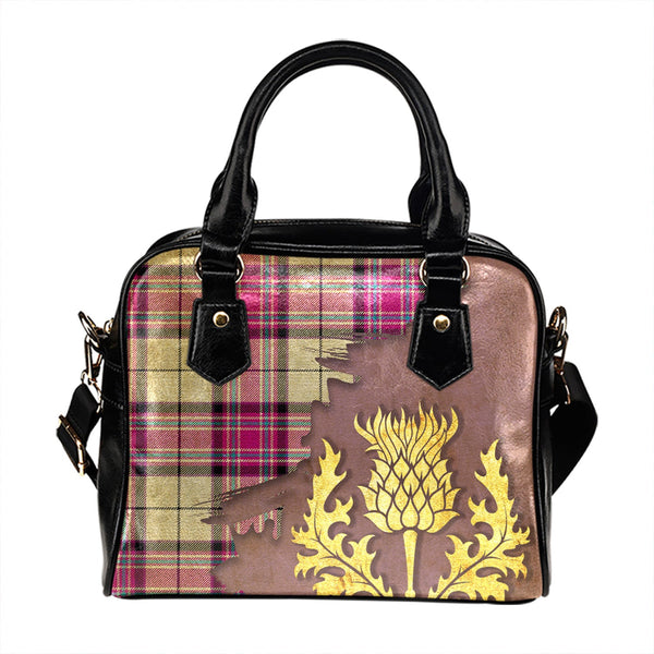 MacKellar Dress Cerise Tartan Shoulder Handbag Thistle Oldest Style