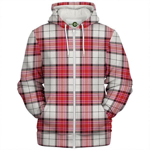 MacKellar Dress Red Tartan Sherpa Hoodie